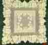 Ml-2100e 31x31 Oxford House Table Toppers Maple Leaves Ivory Topper Nwot