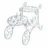 33537588 Avon Tier White Butterfly Garden Cart Flower Pot 193228866296