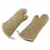 336-17 Parvin Manufacturing Flameguard Oven Mitt 17 One Size Fits All Terrycloth Tan