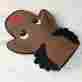 34879 Dci Decor Craft Neoprene Oven Mitt Brown Reindeer Holiday Christmas Kitchen Potholder Gift 819401034879