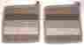384-15 Park Designs Potholder Set 2 Shades Of Brown Tan Cotton Machine Quilted 762242334618