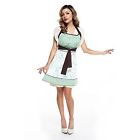400g Grandway Honduras New Womens Grace Teal White Floral Apron 798527469072