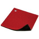 403r Norpro Fleible Silicone Red Black Potholder Trivet New 028901504038