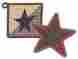 413-15 413-17 Patriot Point Potholder Mitt Park Designs Americana Patchwork Patriots Star Shaped Pot Set 2 Pcs 762242307551