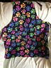 43178-25120 Animal Rescue Colorful Paw Print Pet Lovers Cat Dog Apron