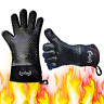 4336499389 Northlander Long Silicone Grill Gloves Heat Resistant Oven 696591493255