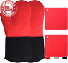 445010569506 Aseem Silicone Oven Mitts And Pot Holders Set
