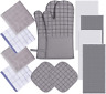 445031747730 Meyoner Oven Mitts And Pot Holders Set With