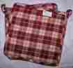 448-15 Macintosh Potholder Park Designs Wine Tan And Gold Plaid Potholders By Set Of 2 762242251212