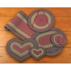 45-238  Earth Rugs Round Chair Pad Slipcovers 054914008379