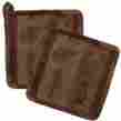 463-15 High Country Potholder Park Designs Potholders By Set Of Two 8x8 Rustic Tones Jacquard 762242327726