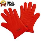 4741963 Chefaith Silicone Oven Mitts Pot Holder For Cooking Baking Bbq 854380006158
