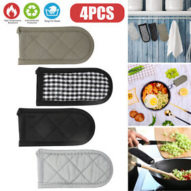 4pcs Heat Resistant Pot Sleeve Hot Iron Skillet Cover Handle Frying Pan Holder