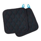 503.711.83 Ikea Lackticka Pot Holder Black Blue Quilted Cook Kitchen Pack