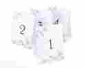 51642 Hortense B Hewitt Wedding Accessories Tent Style Table Numbers 1 Through 40 Bla 074994543294