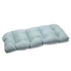 546698 Pillow Perfect Wicker Loveseat Cushion With Sunbrella Canvas 751379546698