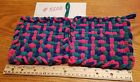 5601  Handmade Set Of Hand Made Woven Cotton Pot Holders Trivet