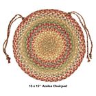 591142 Homespice Azalea Chair Pads Round 801063591142