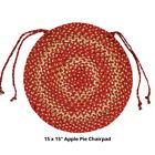 591678 Homespice Apple Pie Chair Pads Round 801063591678