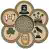 6-trivets 56-1128 Earth Rugs Irsh Round Basket And 10 054914018392