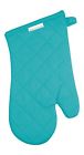 6004-1725 Mukitchen Quilted Cotton Oven Mitt Aquamarine Inches 813278023585