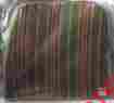 601-57 Park Designs Tuscan Stripe Chair Pad Olive Green Rust Gold 16 X 15 1.5 Retired Nwt 25 762242205192