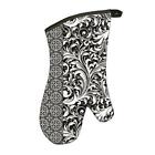 608666693729 Michel Design Works Oven Mitt Black Florentine