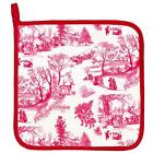 608666694313 Cotton Collectible Figurines Potholder Christmas Wonderland
