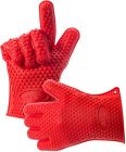 610098849094 Ayl Silicone Heat Resistant Grilling Bbq Gloves For Cooking Baking Smoking