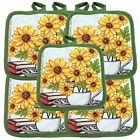 613165899305 American Linen Sunflower Potholders