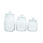 61373 Set Container The Jar Glass Benzara Kitchen Simple