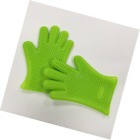 614878332738 Silicone Gloves Heat Resistant Waterproof