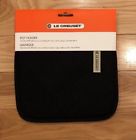 630870098359 Le Creuset Black Square Pot Holder Cotton Fabric