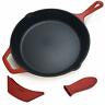 638126013385 Crucible Cookware Enameled Cast Iron Skillet Frying Pan