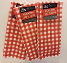 639277100931 Home Collection Brand New Set Kitchen Towels Checkered