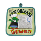 643610006361 Cajun Creations New Orleans Gumbo Recipe Pot Holder