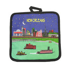643610026994 Cajun Creations New Orleans Riverfront At Night Pot
