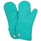 652054432667 Silicone Oven Mitts Groment With Heat Resistant Set