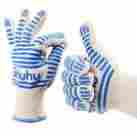 66000-83 Ohuhu Oven Gloves Mitt Bbq With Long Cuffs Great Helper New Cxx