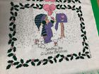 660704 Precious Moments Kitchen Towel Sending You White Christmas New With