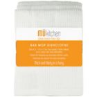 6610-1200 Mukitchen White Cotton Bar Mop Dishcloths 811700015450