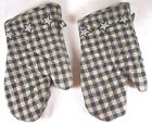 6693 Vhc Brands Farmhouse Star Oven-mitt Set 2 Quilted Black Tan 100 Cotton 841985077324
