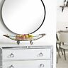 68558 Deco Glass Bowl Metal Stand Bronze 758647685585