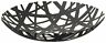 689483157076 Red Inch Round Decorative Metal Steel Centerpiece Bowl