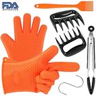 6922391670096 Silicone Bbq Resistant Grill Gloves Meat Shredder Claws
