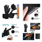 6928652747651 Bbq Grill Protective Mitts Potholders Gloves Heat Fireproof