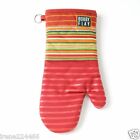 7.5x13 Kitchen Oven Flay Sangria Bobby Stripe Potholder Mitt Nwt Red 14