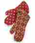 70111 Mackenzie-childs Holiday Dot Oven Mitts Set Of 2