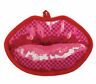 70112-7005 Mac Cotton Pucker Up Padded Pot Holder Pink And Red