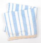 706257491454 Martha Stewart Frozen Pond Striped Bath Towel Blue